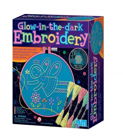 4M Glow in the Dark Embroidery Kit