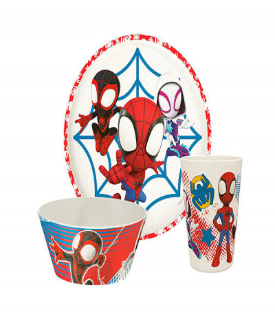 Marvel Spider-Man Dinnerware Set for Kids