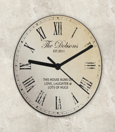 Rustic Design Custom Wall Clock