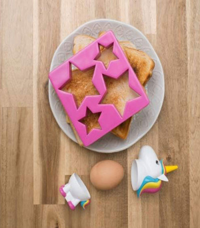 Unicorn Egg Cup & Toast Cutter Set