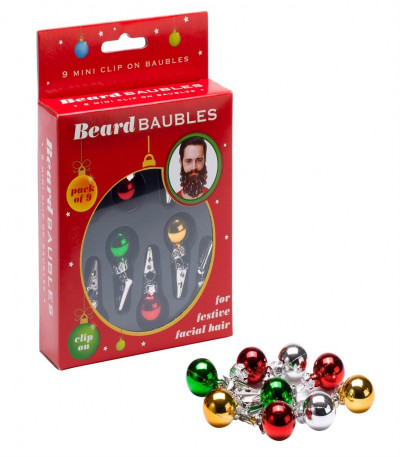 Beard Christmas Baubles