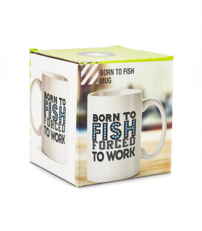 Born to Fish Forced to Work Mug