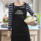 Black Personalised Apron