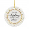 Personalised First Christmas as Mr and Mrs Ceramic Decoration