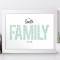 Personalised Family Name Poster