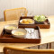 Acacia Wooden Serving Tray with Handles