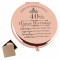 Round Compact Mirror - 40th Birthday Present Idea For Her