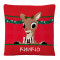Rudolph Holiday Throw Pillow