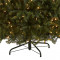 Artificial Christmas Tree, White Lights, Includes Stand, 7.5 Feet