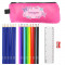 Personalised Butterfly Pencil Case and Stationery Set