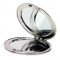 Silver Plated Personalised Compact Mirror