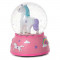 Unicorn Light Up Snow Globe