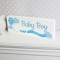'Up and Away' Boys Personalised Mantel Block