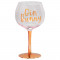 Rose Gold Gin Bunny Glass