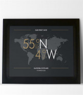 Personalised Coordinates Gift Voucher
