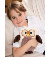 Hooty Cream Heatable Owl