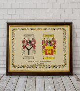 Double Coat Of Arms Print