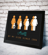 Generic Personalised By My Side Print