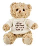 Personalised Teddy Bear - Cream Jumper