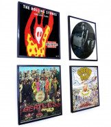 Black Record Album Frame