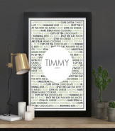 Personalised 'Loves' Print