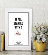 It All Started With A Personalised Poster