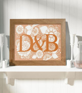 Personalised Couples Colouring Poster