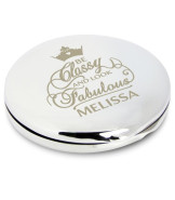 Classy & Fabulous Personalised Compact Mirror