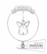 Personalised Crystal Angel Ornament