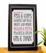 'We Go Together' Personalised Poster