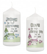 Personalised Candle - Whimsical Church
