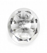 Diamond Personalised Paperweight