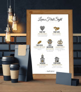 Personalised Love Story Poster