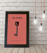 Just Passed Driving Key Poster