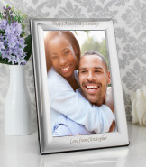 Silver Plated Personalised Photo Frame 7 x 5