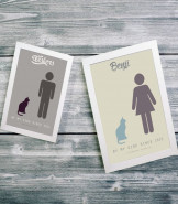 Pet By My Side Personalised Print