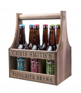 Personalised Wooden Beer Trug