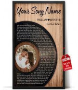Personalised Sentimental Song Poster