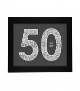 Personalised 50 Print