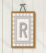 Personalised Initial Colour In Print