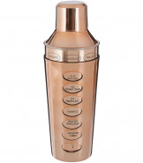 Rose Gold Cocktail Shaker With Recipes