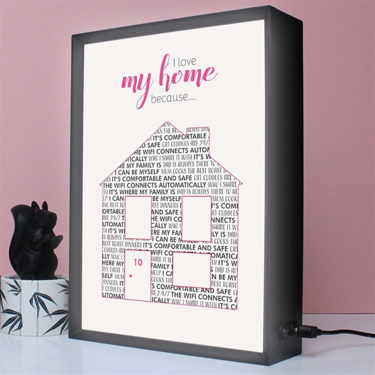 Personalised I Love My Home Because… Gift Voucher