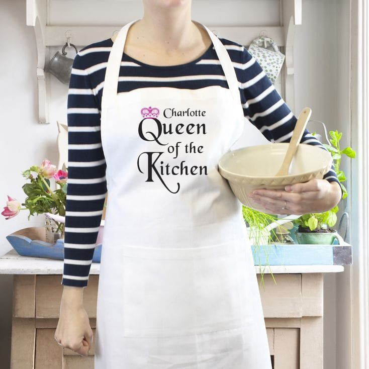 'Queen of the Kitchen' Personalised Apron