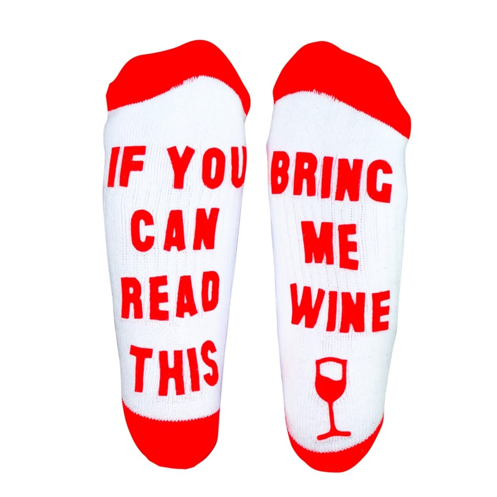 Bring Me Wine Socks