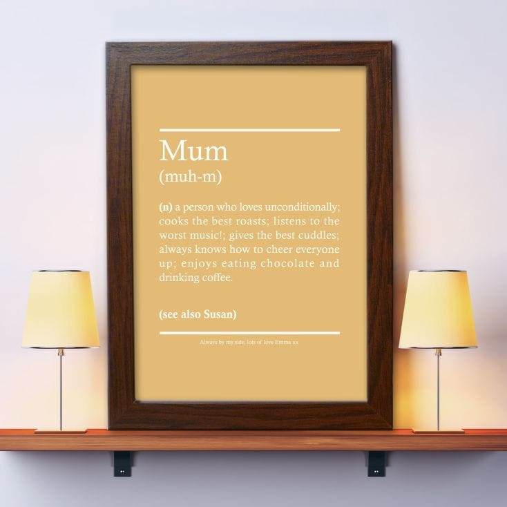 Mum Definition Poster