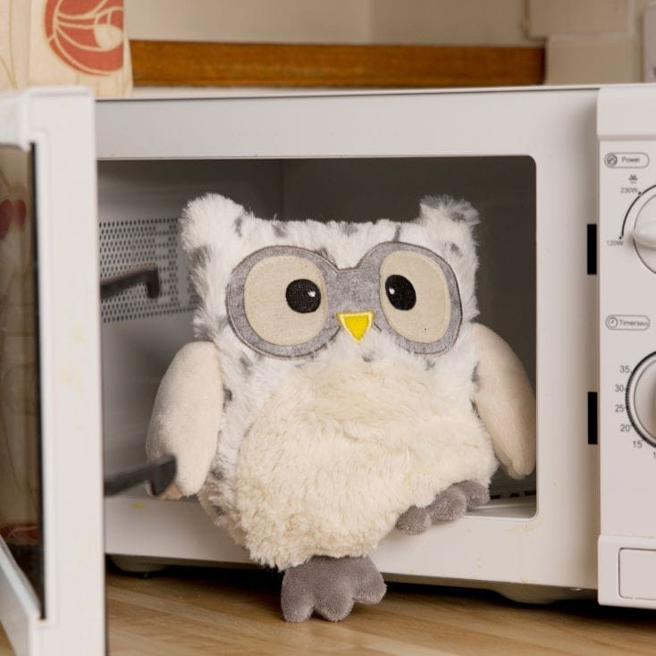 Snowy Hooty Plush - Heatable Owl