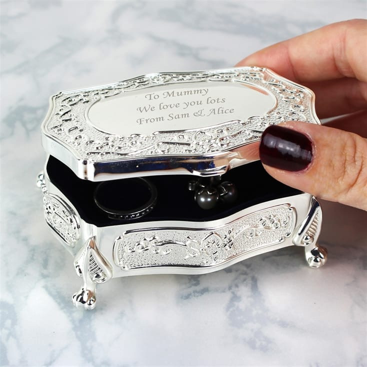 Personalised Trinket Box - Antique Finish